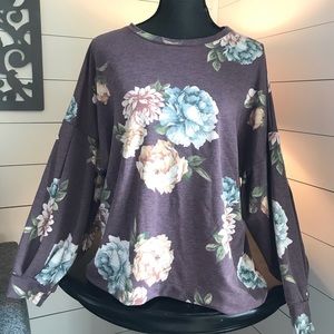 Bobeau floral top